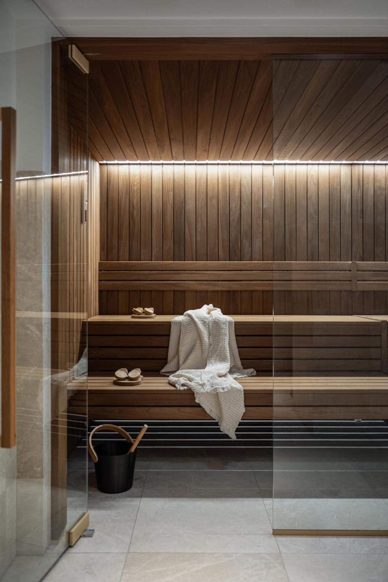 Almanac Palais Vienna Otel Dış mekan fotoğraf Sauna at the hotel